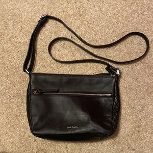 VERA BRADLEY LEATHER CROSSBODY BAG